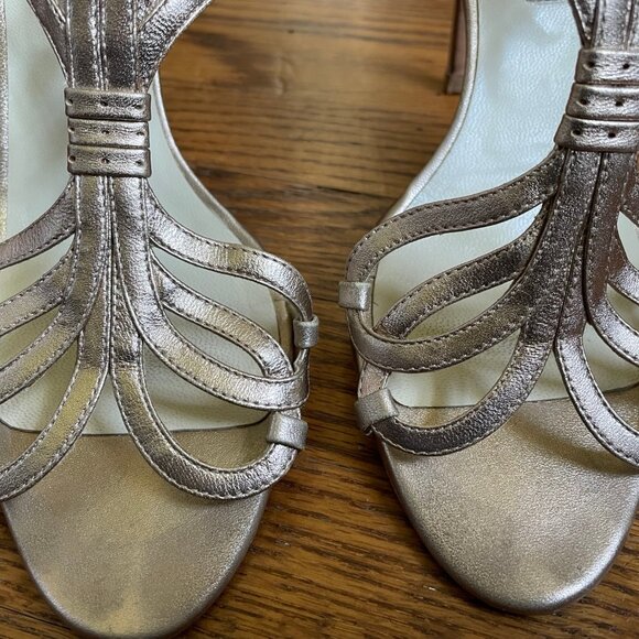 Rupert Sanderson Bronzey-Gold 'Figaro' Sandals, EU 39.5 - Picture 11 of 16